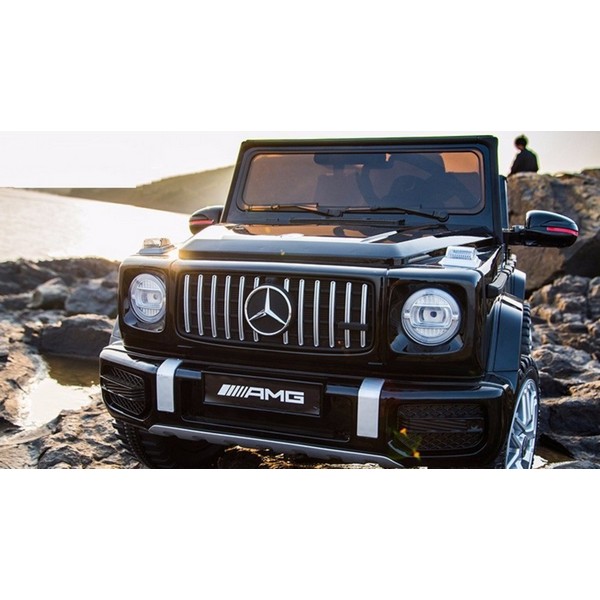 Продукт Акумулаторен джип Mercedes Benz G63 Licensed 4X4 , с меки гуми и кожена седалка - 0 - BG Hlapeta
